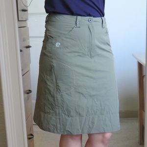 SOLD Columbia Hardware Adjustable Skirt EUC